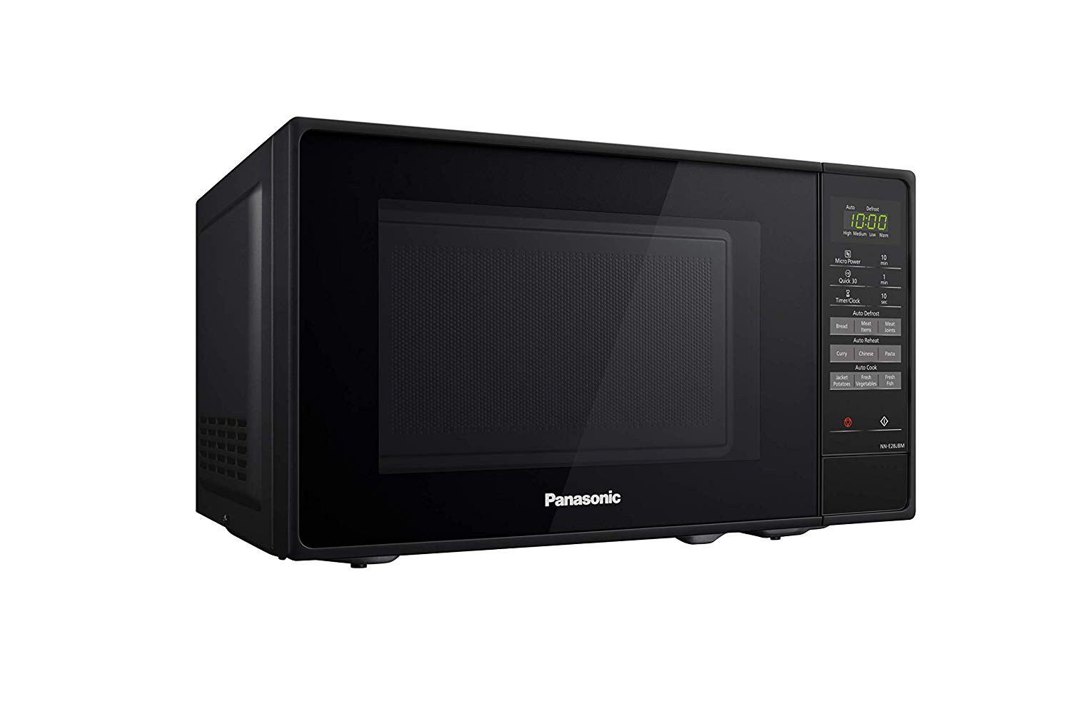 Panasonic NNE28JBMBPQ 20L Compact Solo Microwave 800W (Black) B+
